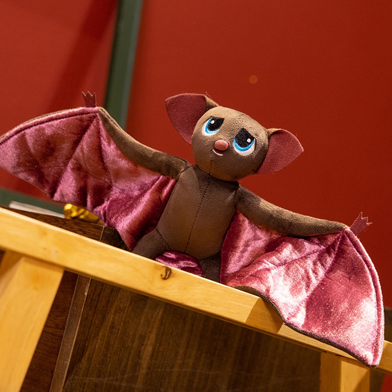 Dark fantasy bat plush character