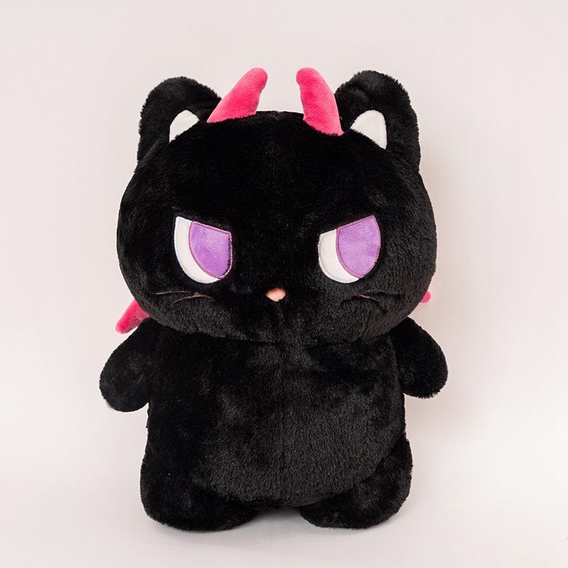 Dark fantasy cat character plush reference